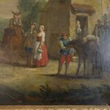 19th century trumeau mirror