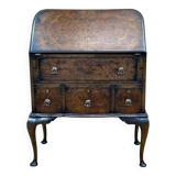 1930s English walnut back desk