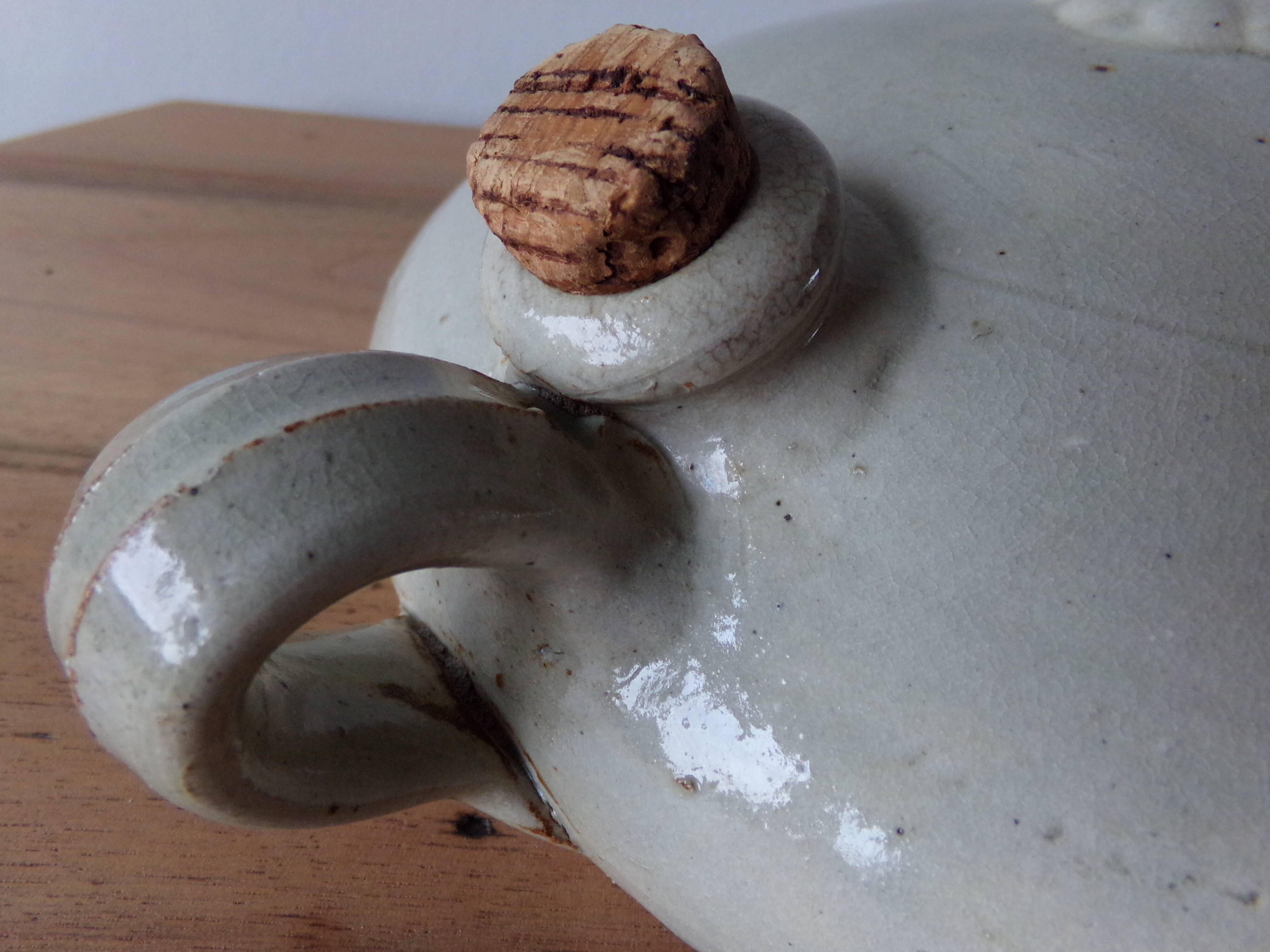 Old sandstone hot water bottle