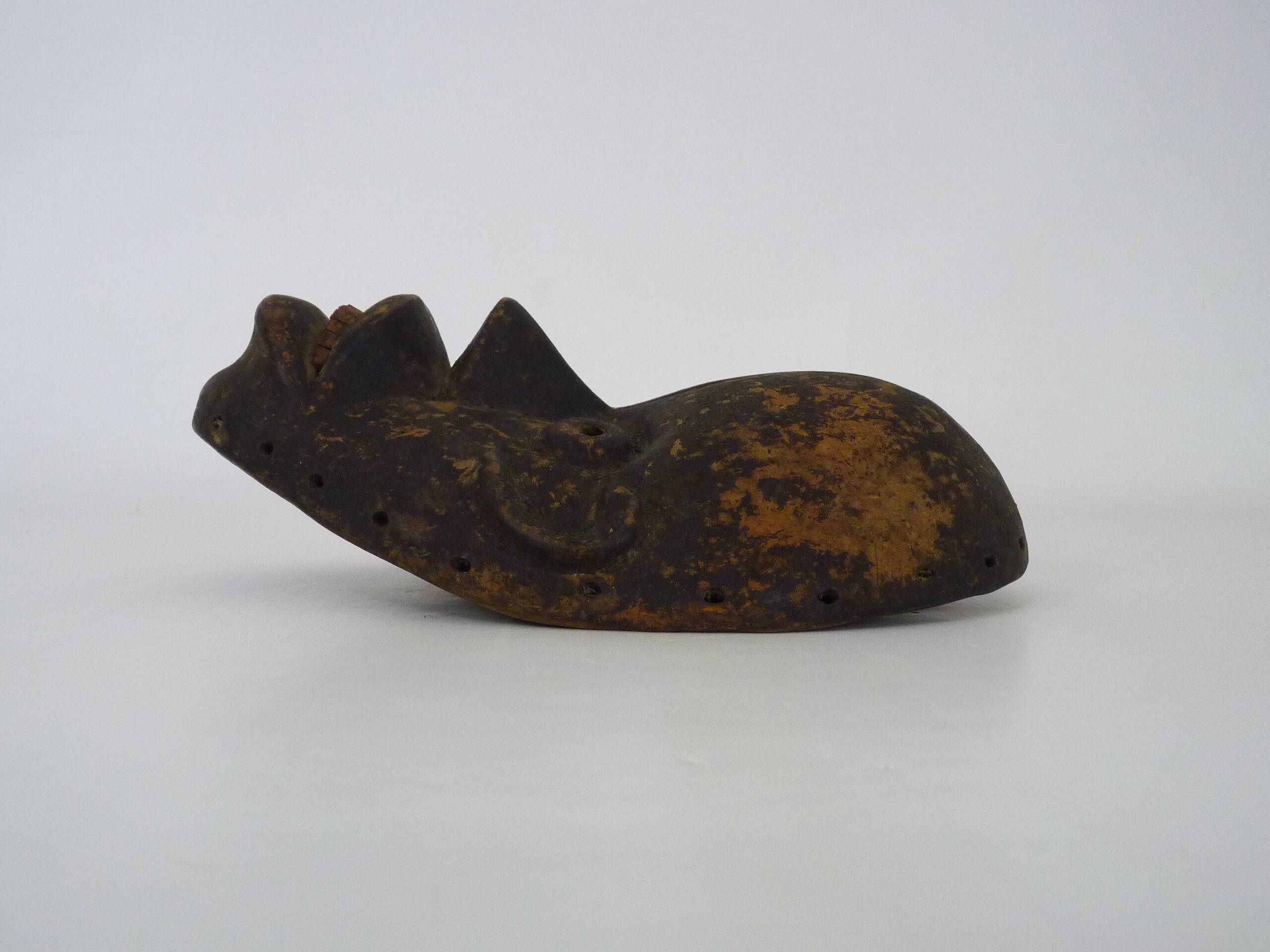 Ancien masque dan de côte d'ivoire afrique art tribal africain. années 60