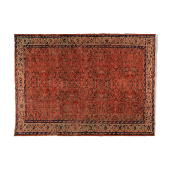 Tapis vintage anatolien fait à la main 285 cm x 198 cm