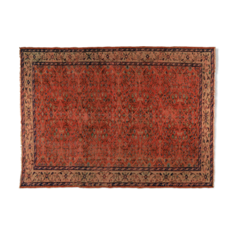 Anatolian handmade vintage rug 285 cm x 198 cm