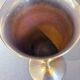 Vintage Falstaff Silver-Plated Wine Glass Goblet, Made in Spain, Ornate Stem Cup