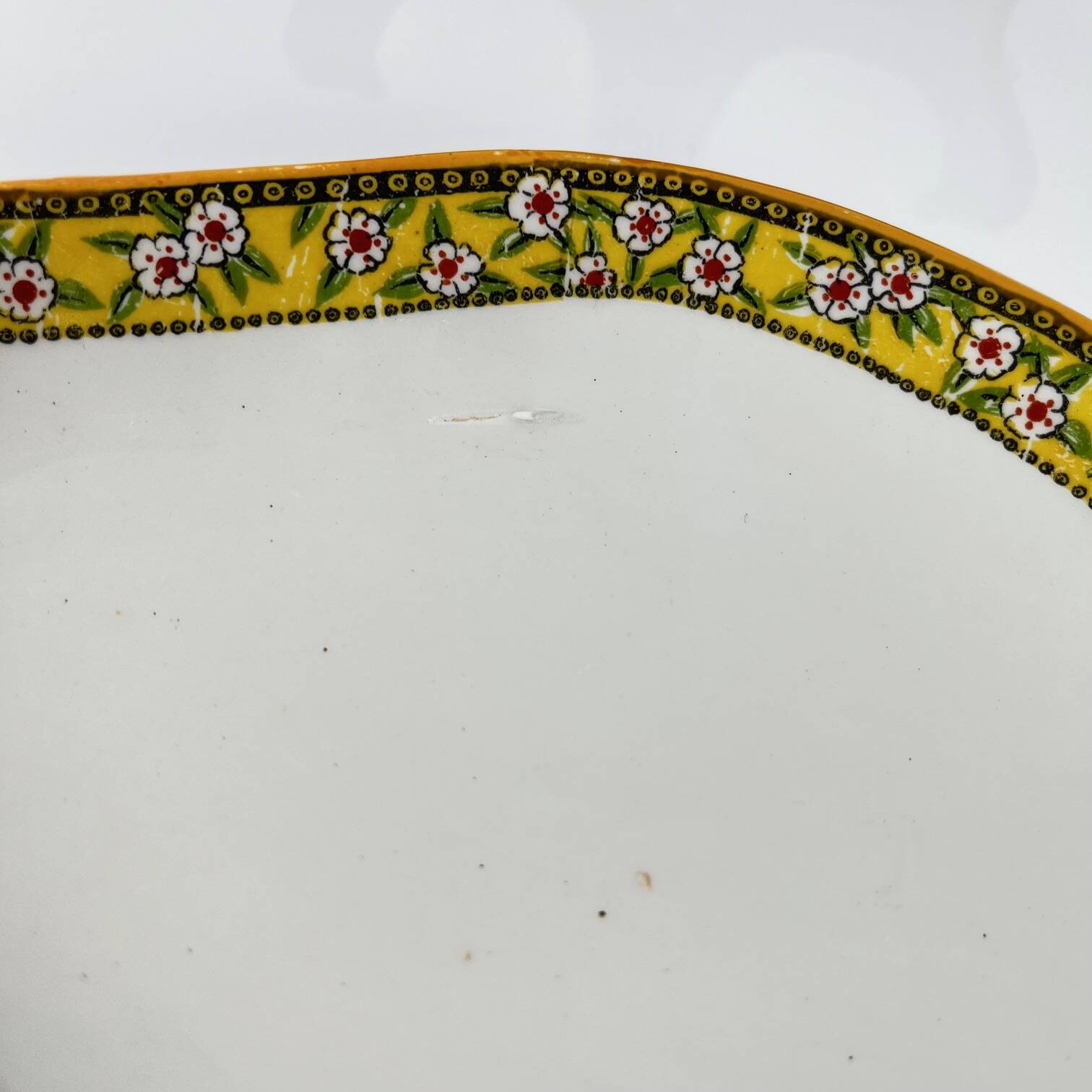 "Yvonne" ironstone dish, Orchies, early 20th century