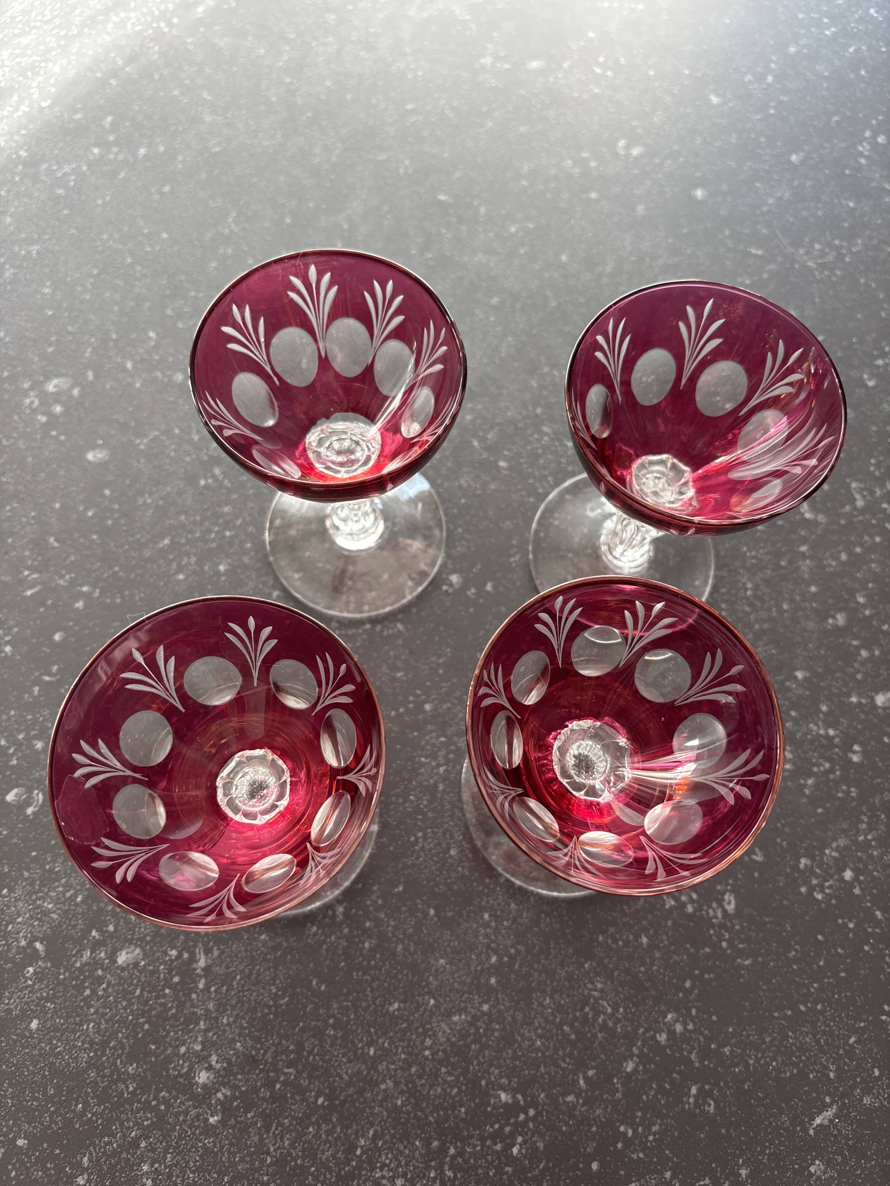 Crystal liqueur glass
