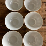 Small faceted bowls - porcelain