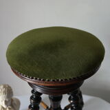 Napoleon III beech piano stool
