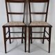 Pair of art nouveau english style chairs