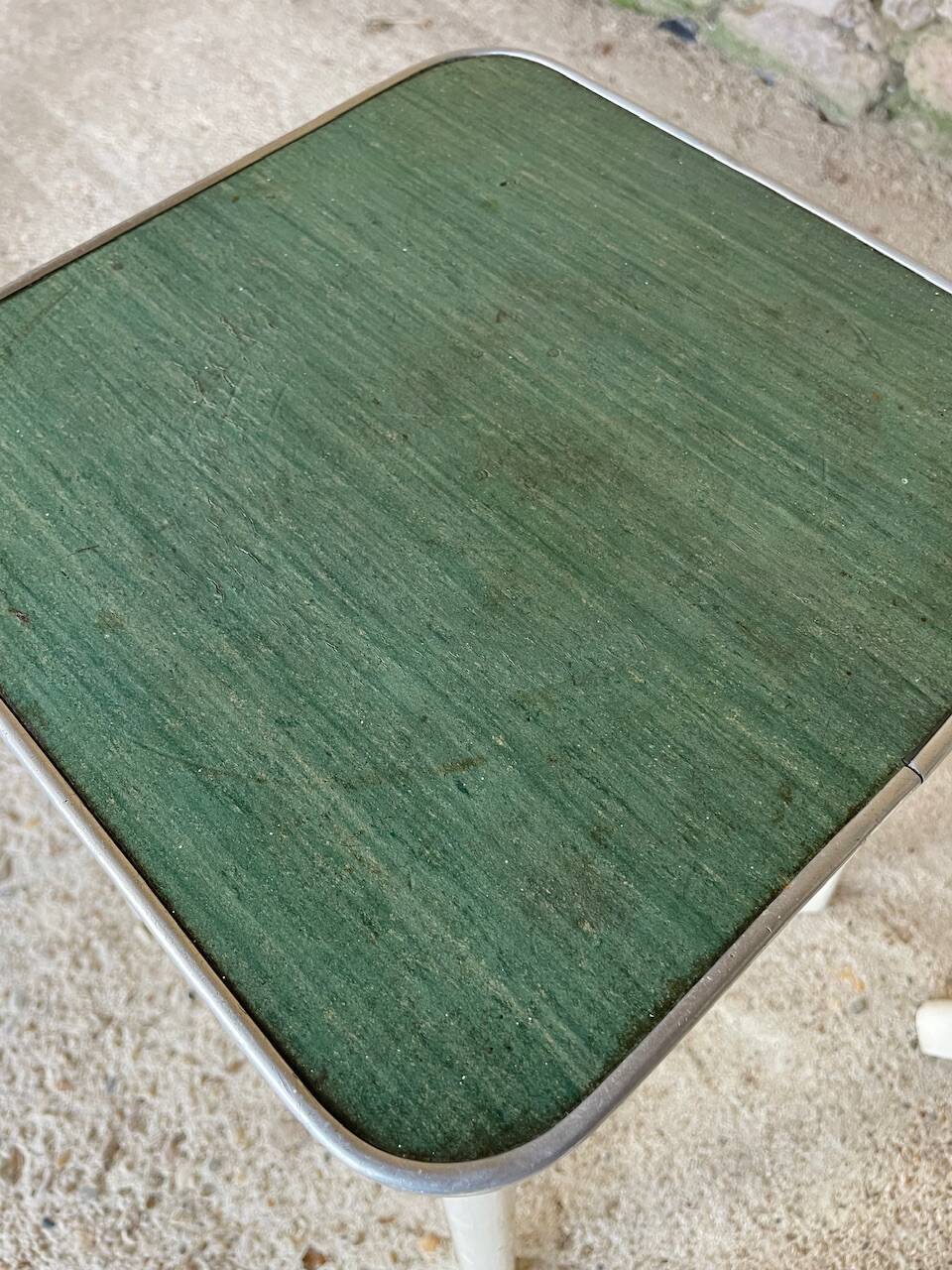 Vintage wooden stool, circa 1950's