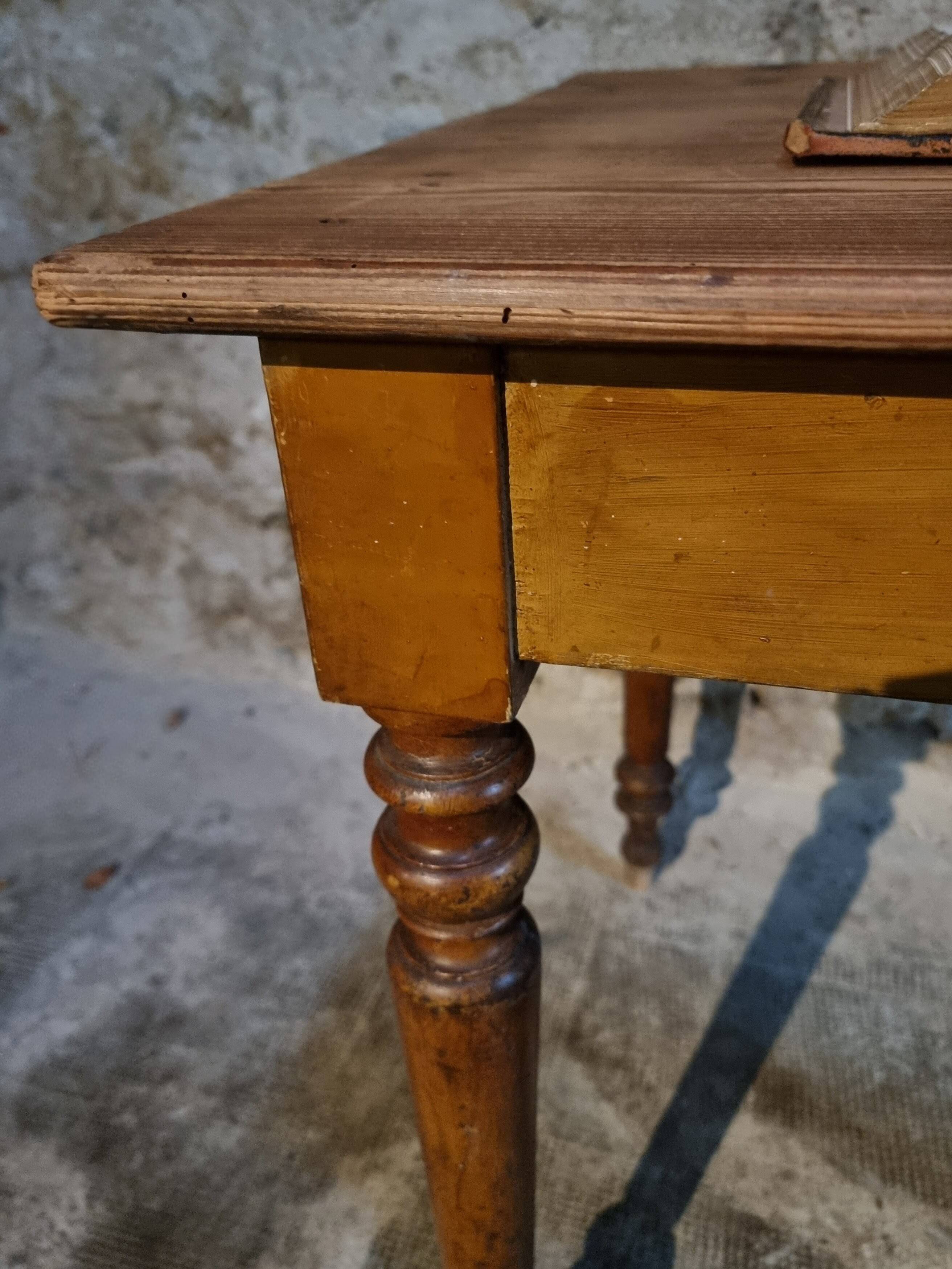 Vintage French farmhouse table, 1920s–1930s