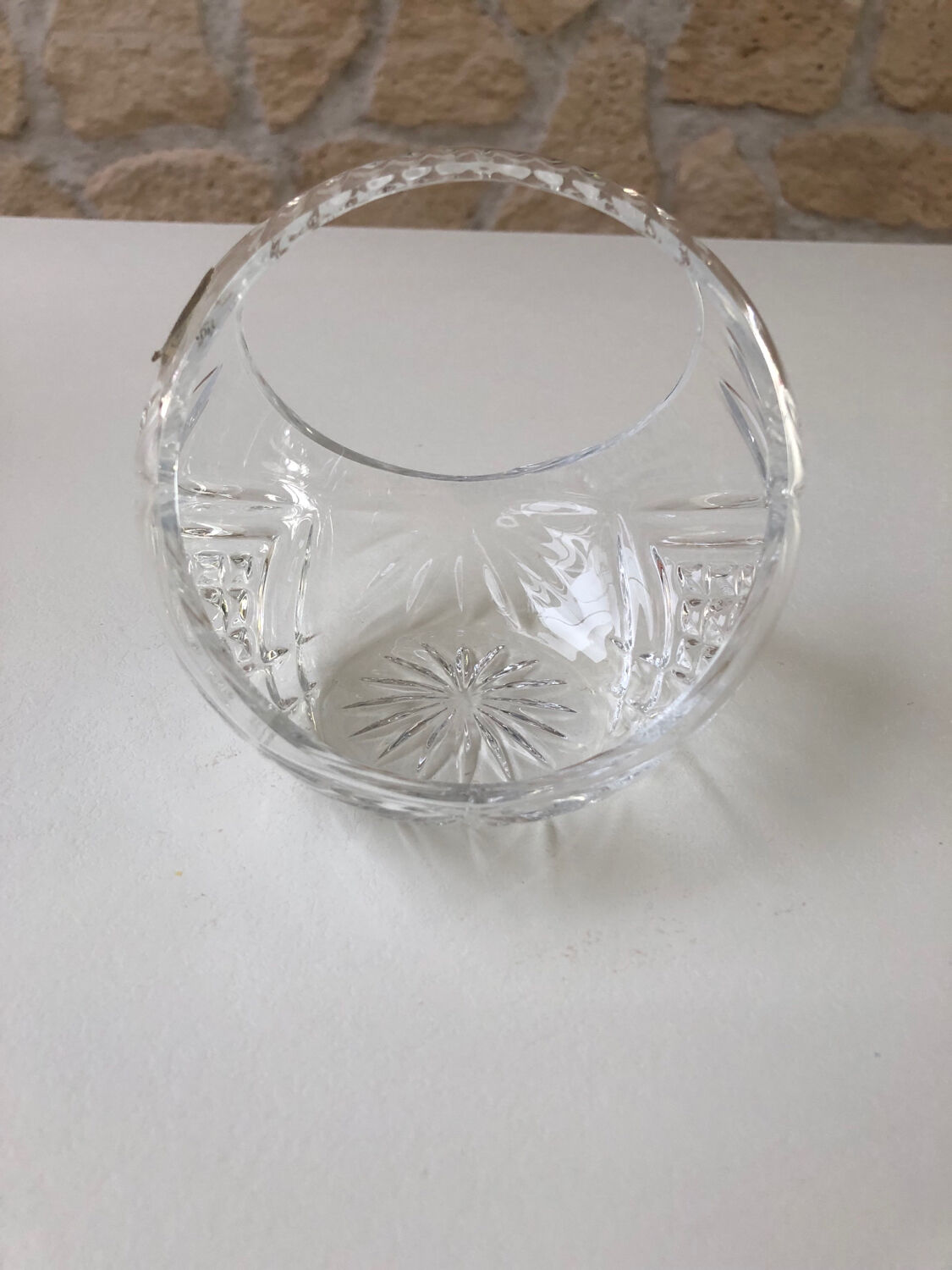 Crystal basket of Arques