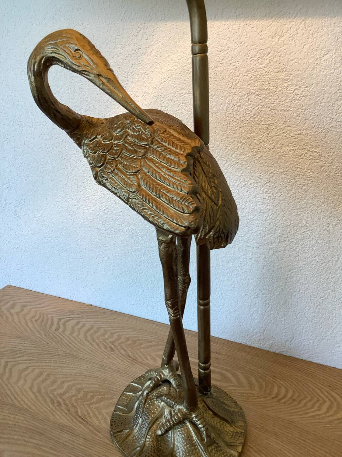 Heron lamp from the 70s by Maison Baguès