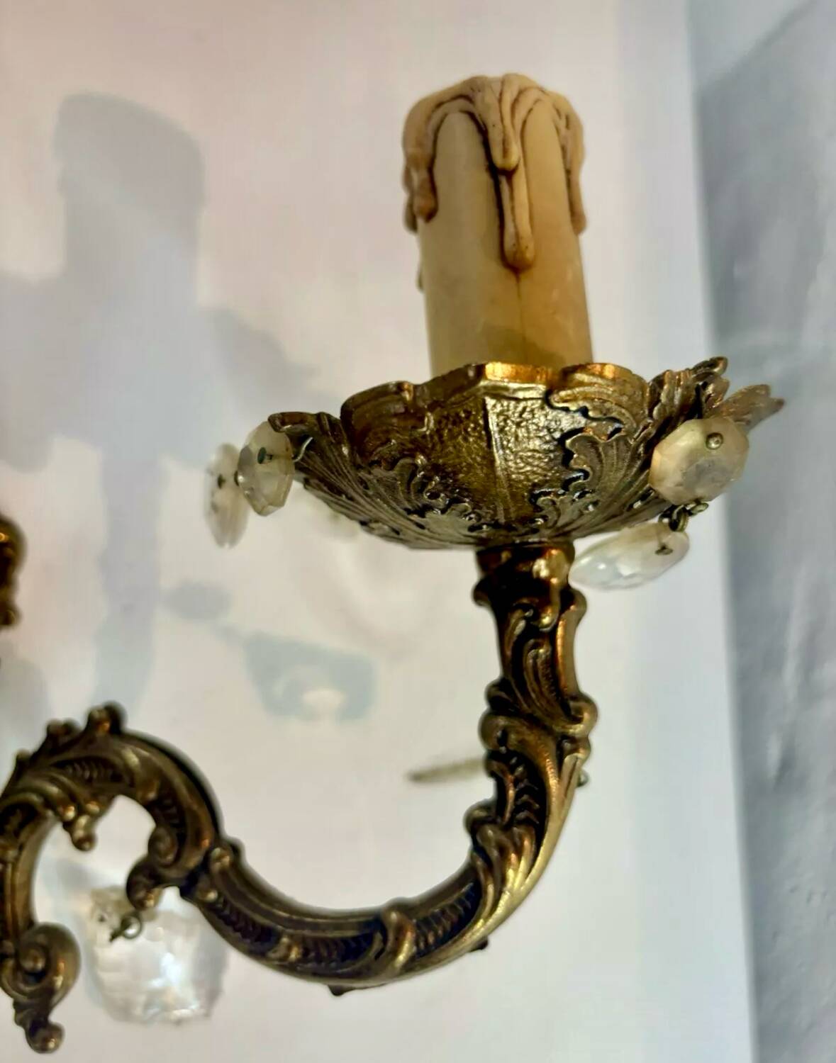 Paire d’appliques en bronze