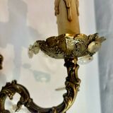 Paire d’appliques en bronze