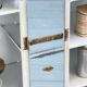 Vintage white metal medicine cabinet