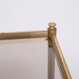 Hollywood Regency Brass Serving Trolley 1970s