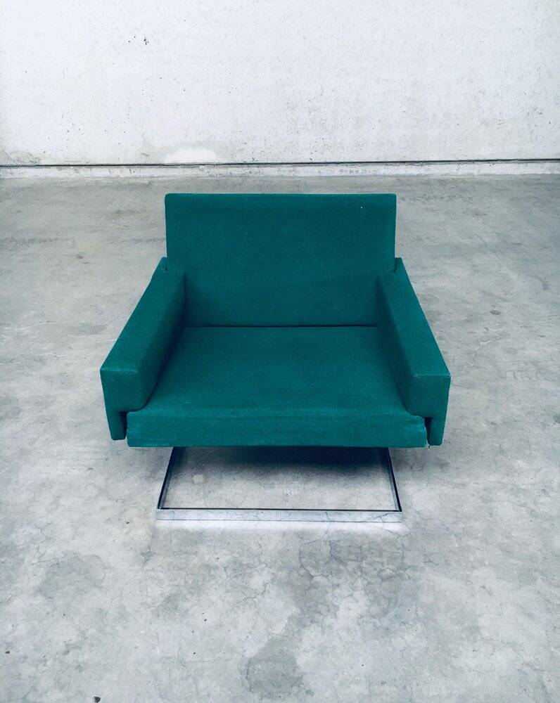 Mid-Century Modern Belgian Floating Lounge Chair, 1960s