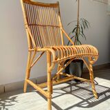 Vintage rattan chair 1970