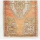 Hand-knotted Small Rug. Vintage Door Mat. Turkish Wool Seat Cover. Entryway Mat. Kitchen Rug