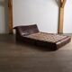 Le Bambole Bed In Buffalo Leather By Mario Bellini For B&B Italia, 1970s