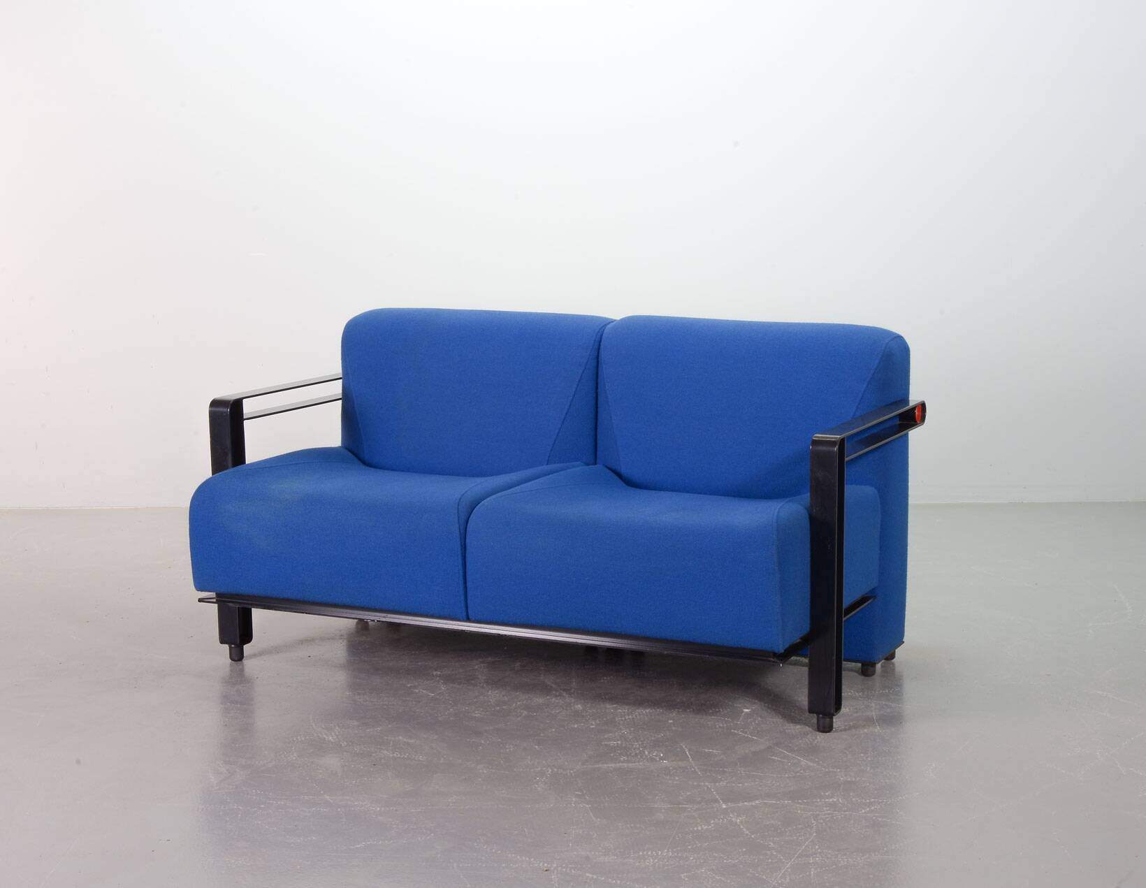Dutch Design Artifort Sky Blue ‘Transformation’ Two-Seat Sofa Model 952 by