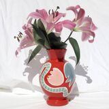 Vase Tulipe Rouge