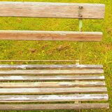 Folding garden bench