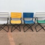 4 Chambord folding armchairs from the 1950s