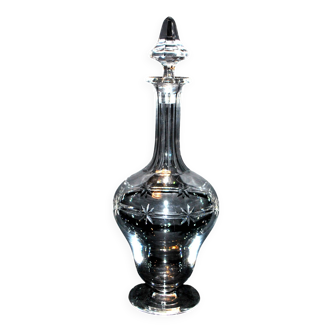 SAINT-LOUIS Reims carafe in star-cut crystal - 1930 Art Deco catalog
