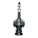 SAINT-LOUIS Reims carafe in star-cut crystal - 1930 Art Deco catalog