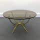 Brass and Smoked Glass Coffee Table,1970s