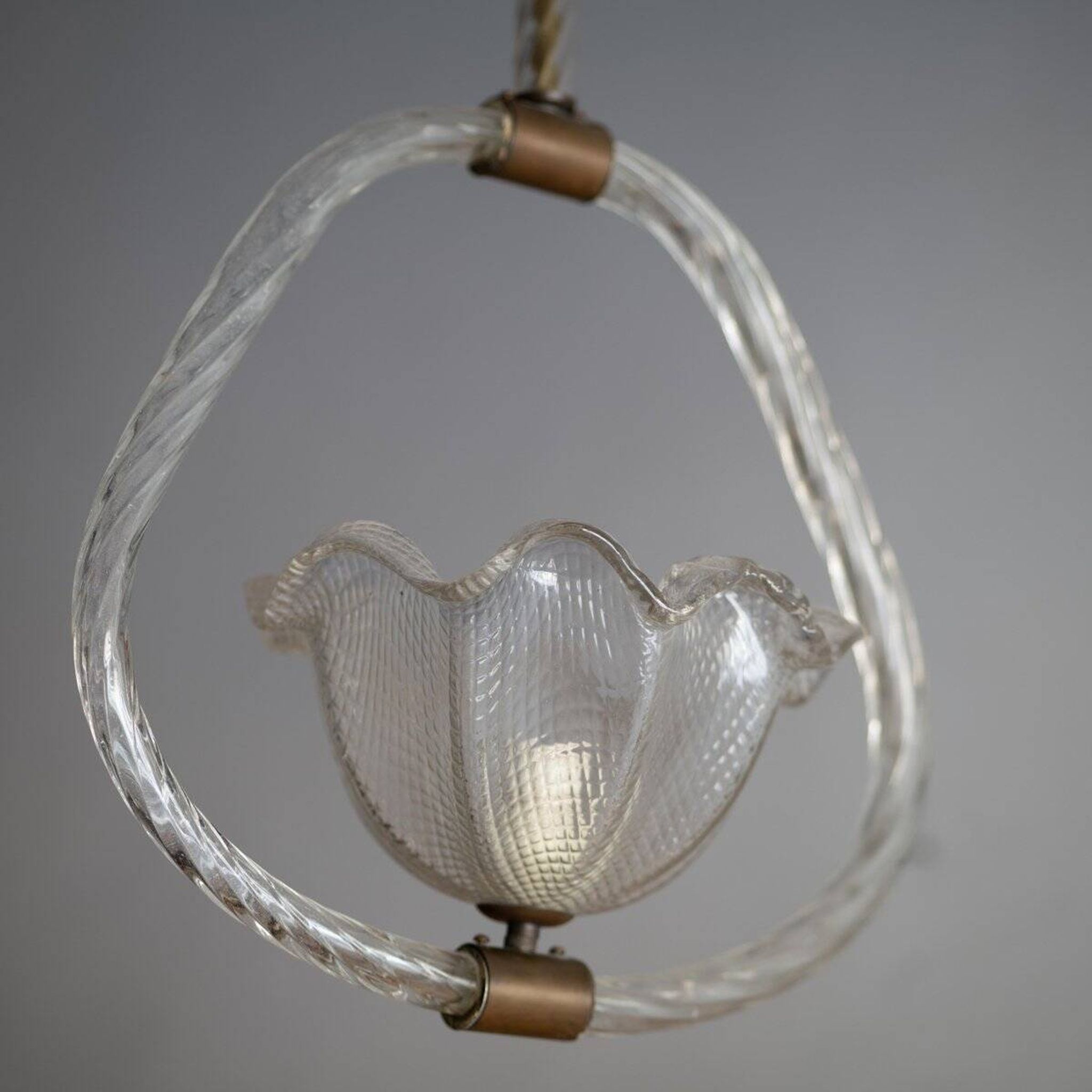 Murano glass pendant by Barovier & Toso, 1940s