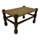 Vintage Stool cane small Stool Mid Century Ottoman 60's design
