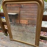 Large Louis Philippe mirror from the late 19th century.