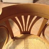 Fauteuil assise cannée