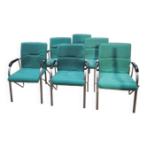 Set of 6 Samba visitor chairs