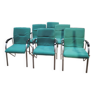 Set of 6 Samba visitor chairs