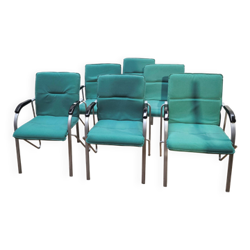 Suite de 6 chaises visiteurs Samba