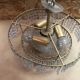 Ancien Lustre Laiton Cascade Pampilles Vintage
