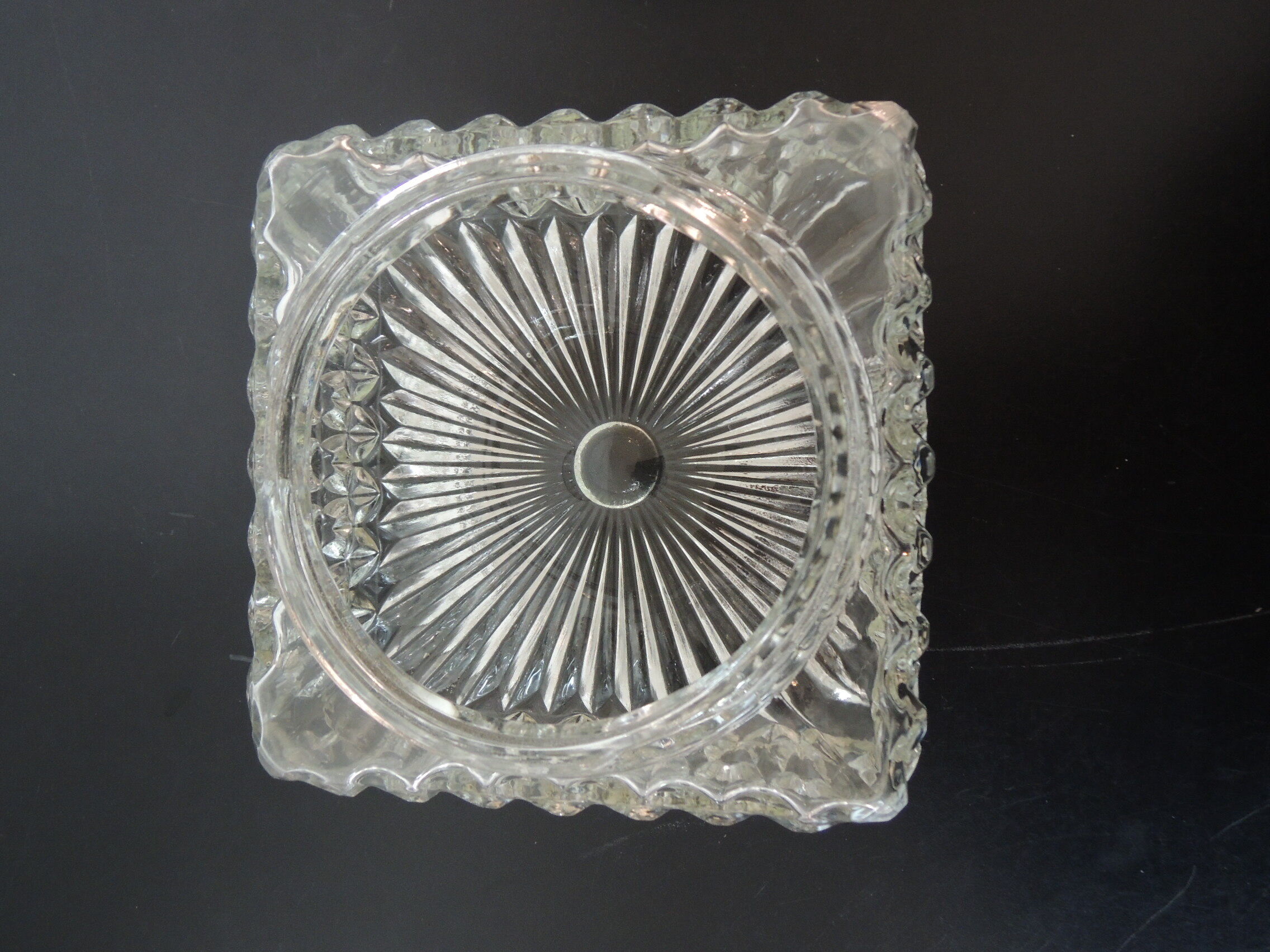 Glass square ceiling light