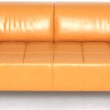 Quadra 3-seater leather sofa Poltrona Frau