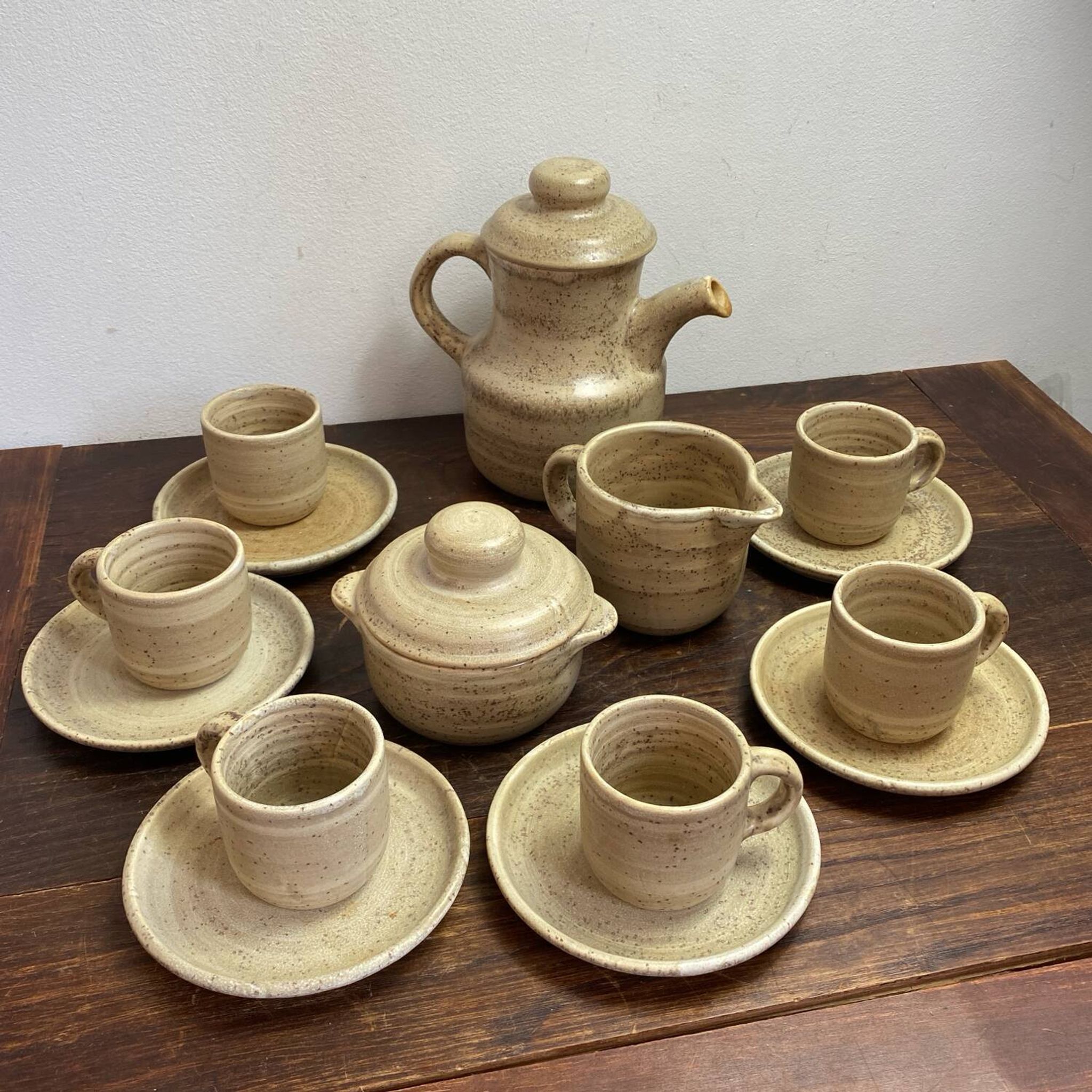 Niderviller stoneware coffee/tea service