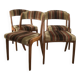 Série 4 chaises vintages style scandinave