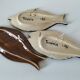 Trio of handcrafted ceramics from Nabeul (Tunisia)