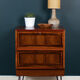Restored Mid Century Danish Rosewood Sideboard Lamp Table Chest On Hairpin Legs