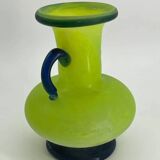 Vase en pâte de verre vintage