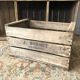 Lot of 7 old wooden crates