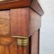Empire secretary with detached columns in walnut from the 19th century