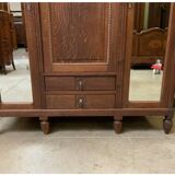 Antique Art Deco wardrobe, clothes cupboard