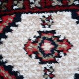 Tapis vintage du Moyen-Orient Hamadan fait main en laine – 40 x 59 cm 1970s